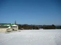 口内小学校　冬の風景