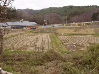浮牛城祉から見たあぐり夢くちない