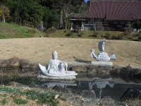 口内町　4区の風景　金峰山萬蔵寺
